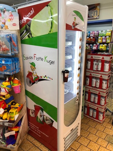 Ice cream freezer slimline - ice,