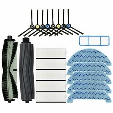 For ILIFE A7 A9s Robot Vacuum Cleaner HEPA Filters Side&Rubber Brushes Kits UK