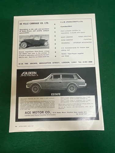 Gilbern invader estate ace - gilbern,
