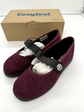 Cosyfeet Women's Shoe Koryl Wide Fit 6E Width Mulberry UK Size 7 Extra Roomy