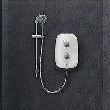 Aqualisa eMerge Electric Shower - 8.5kW Arctic White MELN31