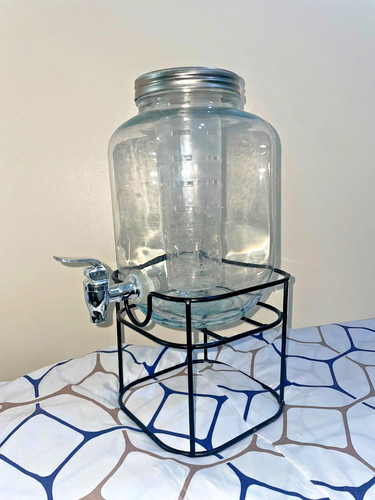 Glass drinks dispenser - glass, 3.5
