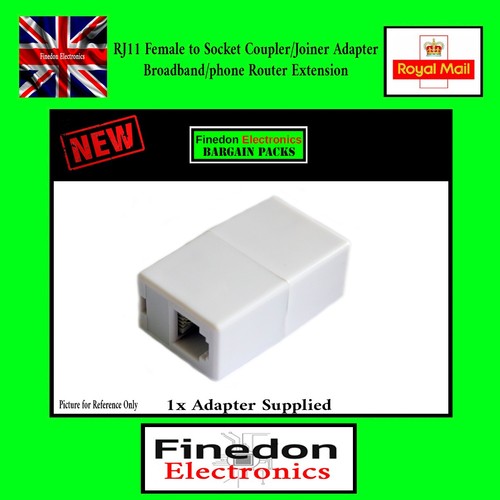 Rj11 female socket coupler - rj11,