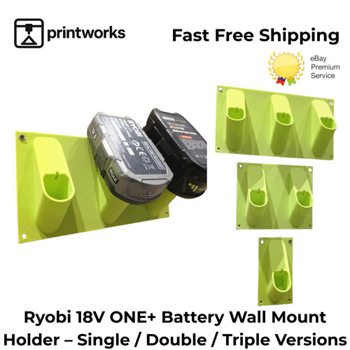 Ryobi 18v one battery wall - one+,
