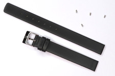 Watch Band Leather Black