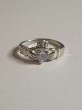 Vintage Silver And Cubic