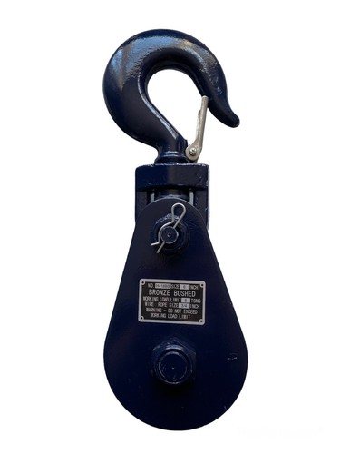 Ton snatch block with hook - snatch,