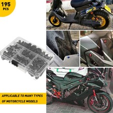 Black For Honda Yamaha Simson Suzuki - Motorcycle Fairing Bolts Kit Panel Screws