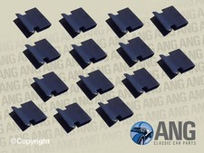 TRIUMPH STAG DOOR GLASS OUTER CHROME MOULDING FITTING CLIPS x 14 (613169)