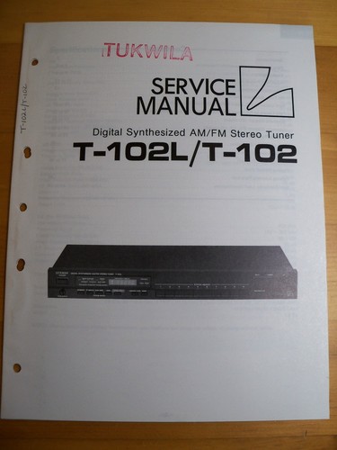 Original luxman 102l service - original,