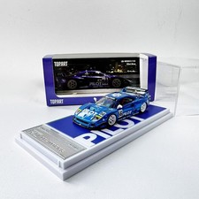 Top Art 1:64 Model Car Ferrari F40 LBWK Alloy Die-Cast Sport Vehicle Chrome Blue