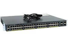 Cisco WS-C2960X-48LPS-L 48x RJ-45 1Gb 4x SFP 1Gb Power over Ethernet Switch