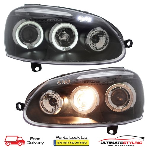 Golf mk5 headlights - mk5, twin
