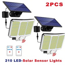 2X 210LED Solar Light Panel