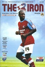 10/11  SCUNTHORPE UNITED v