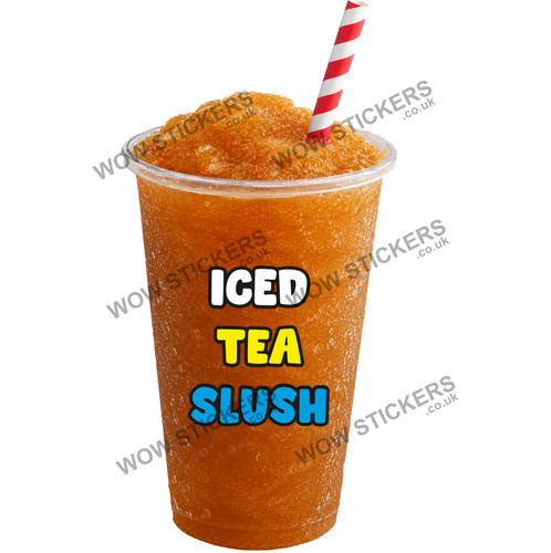 Iced tea slush sticker - slush,