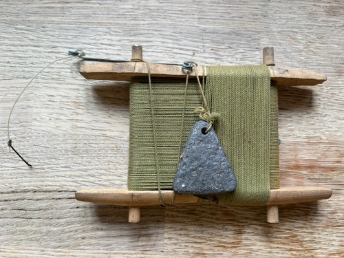 Vintage wooden spool lope - lope, line