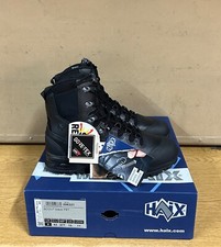 GENUINE HAIX SCOUT BLACK GORETEX COMBAT BOOTS NEW SIZE 9.5 UK - 10.5 US - 44 EU