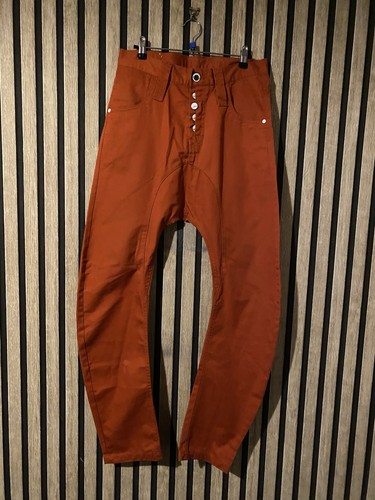 Humor burnt orange drop crotch - orange,