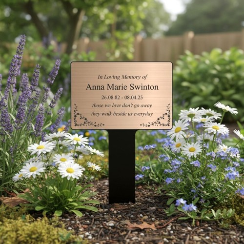 Personalised memorial stake - personalised,