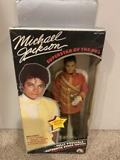Michael Jackson 1984 Action Figure Doll Toy Original Box Superstars 80s Jacket