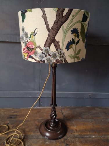Antique turned mahogany - antique,