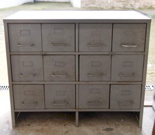 Vintage Industrial Steel 12