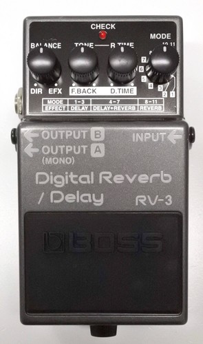 Boss digital reverb delay - rv-3,