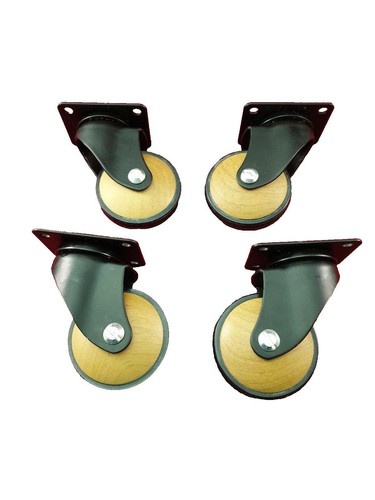 Swivel castors wheels wooden - castors,