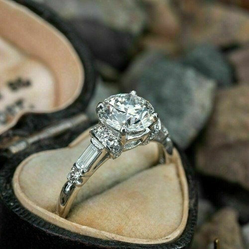 Engagement ring ct round - engagement,