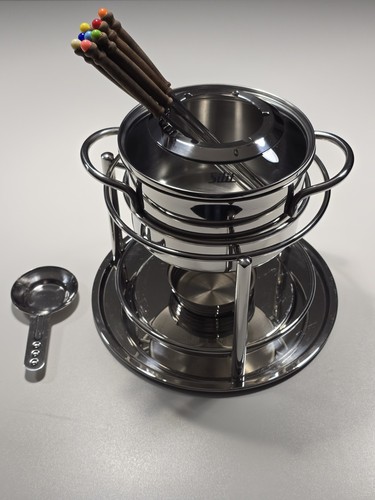 Silit fondue set stainless - silit,