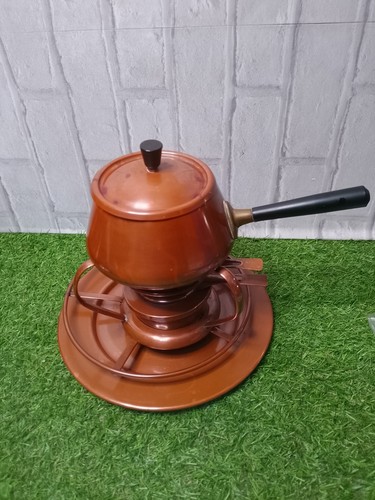 1970 copper fondue set - 1970’s,