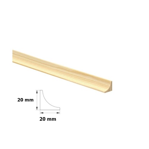 Scotia pine trim moulding - pine,