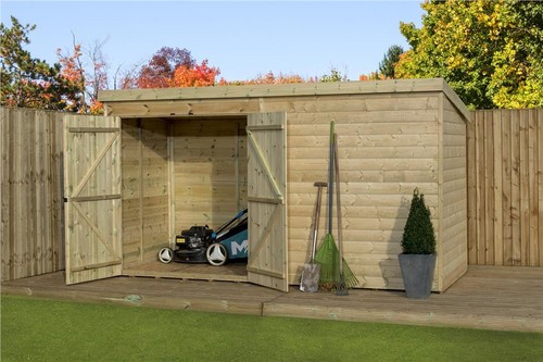 Empire 4000 pent garden shed - pent,