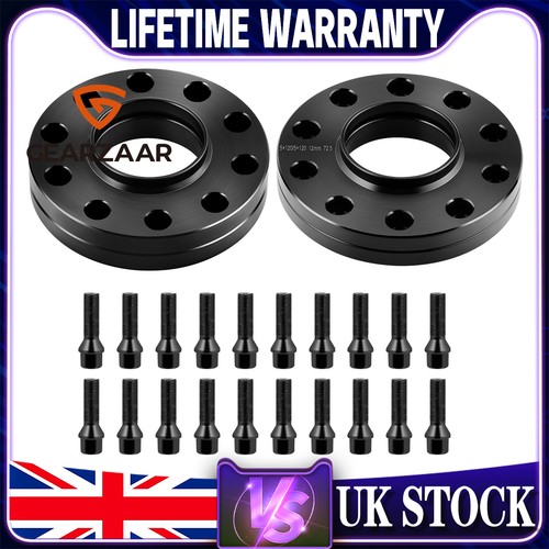 Black alloy wheel spacers - alloy,