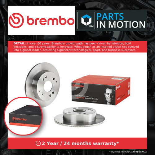 Brake discs pair - pair, rear