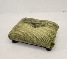 Handmade low footstool olive - low,