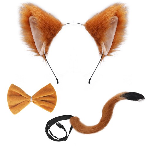 Piece fox costume set faux - piece,