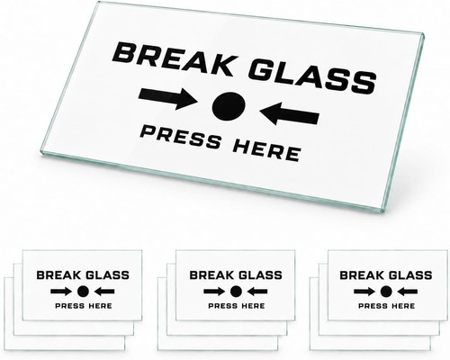10pcs break glass - break,