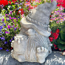 Stone Drinking Gnome Ornament