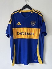 Original Boca Juniors Football Shirt Adidas 2024/25 Men’s Large Away Brand New
