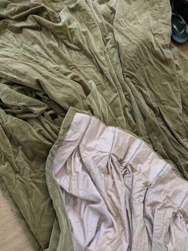 Huge vintage sage green - sage, cotton