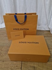 Genuine LV Louis Vuitton Gift Box 35x 26x 12 with,Gift Bag & receipt holder