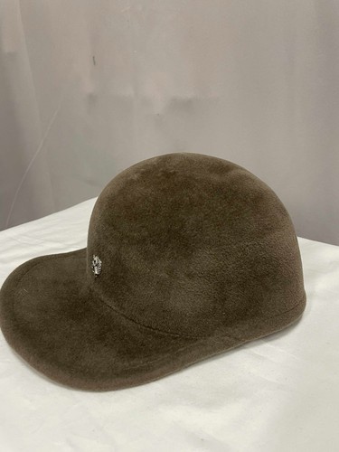 Philip treacy brown velour - philip, cap