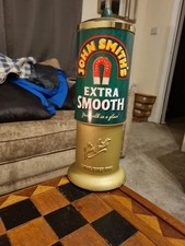 Vintage JOHN SMITHS Extra Smooth Beer Pump Pub Bitter, Man Cave, Home Bar., Used