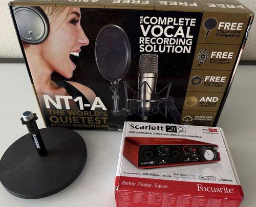 Focusrite scarlett 2i2 - scarlett, rode