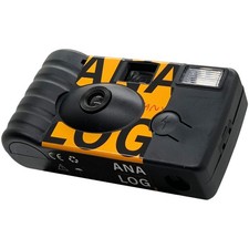 Analog Disposable Camera w/Flash + Development & Digital Uploads (Yellow) | 3...