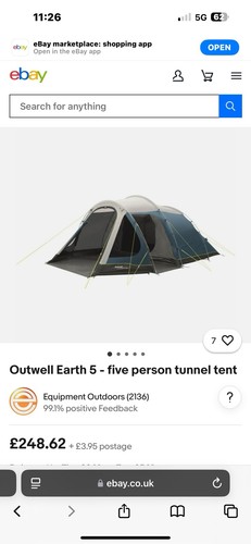 Outwell earth man family - earth,