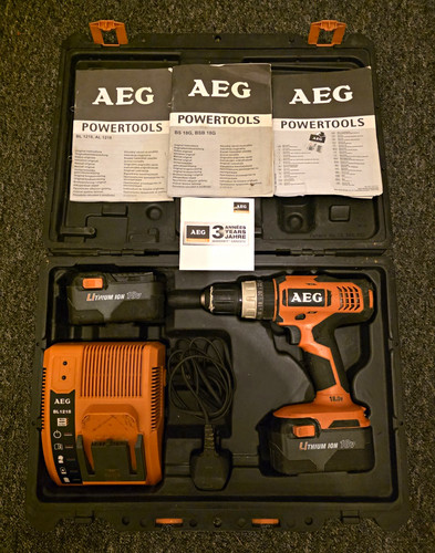 Aeg bsb 18g 18v ion - 18v, drill