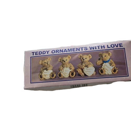 Teddy ornaments with - teddy, are